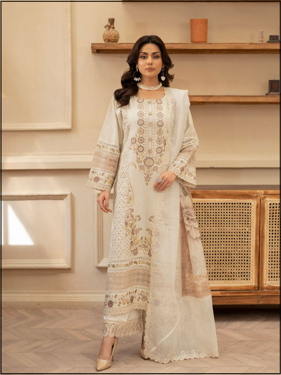 ATM26111 | Charizma Summer Lawn Collection 2026