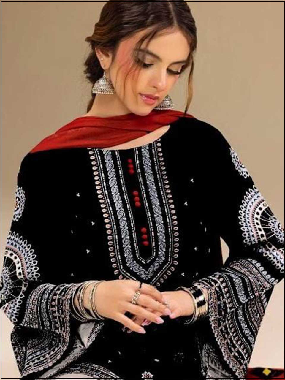 Jazmin - 3PC EMBROIDERED LUXURY LAWN SUIT