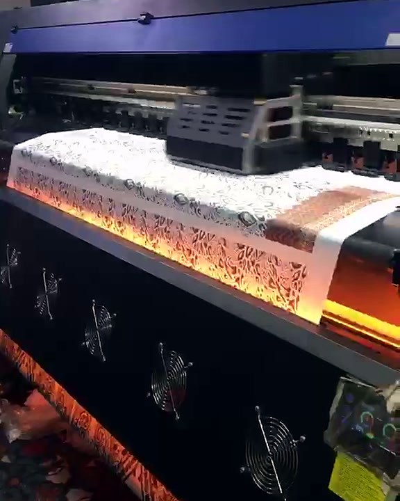 Digital fabric printing machine at Ameen Textile Mills, Faisalabad