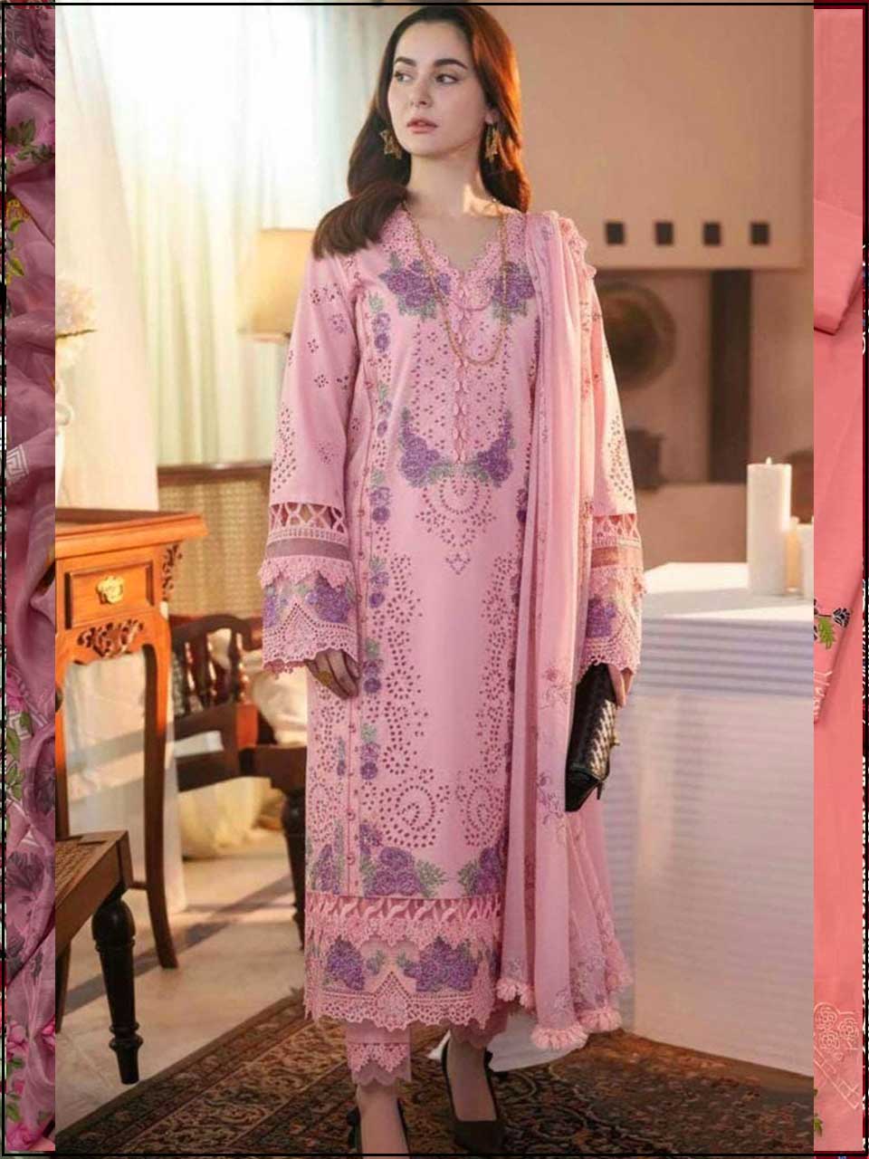 COCO - 3PC EMBROIDERED LUXURY LAWN SUIT