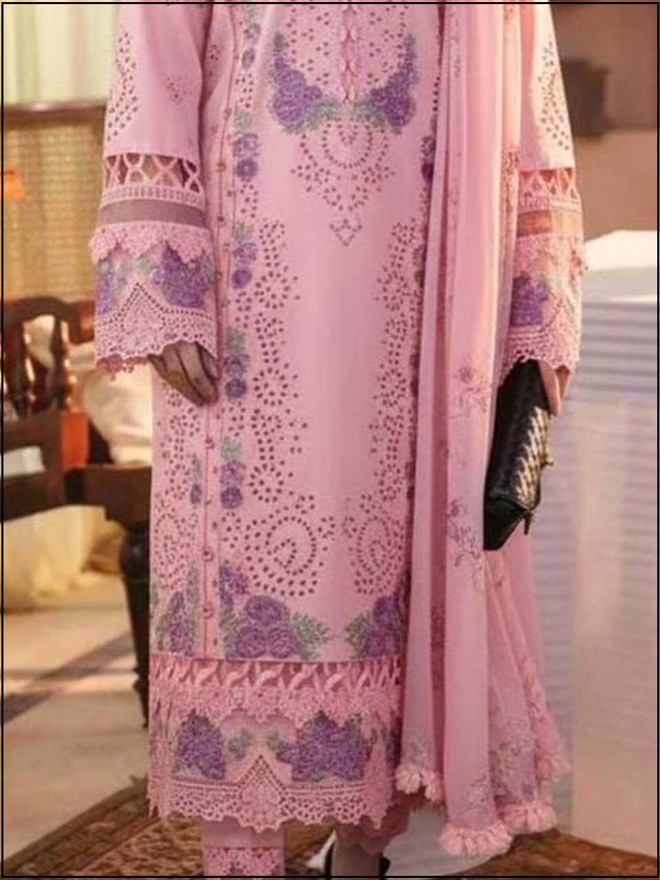 COCO - 3PC EMBROIDERED LUXURY LAWN SUIT