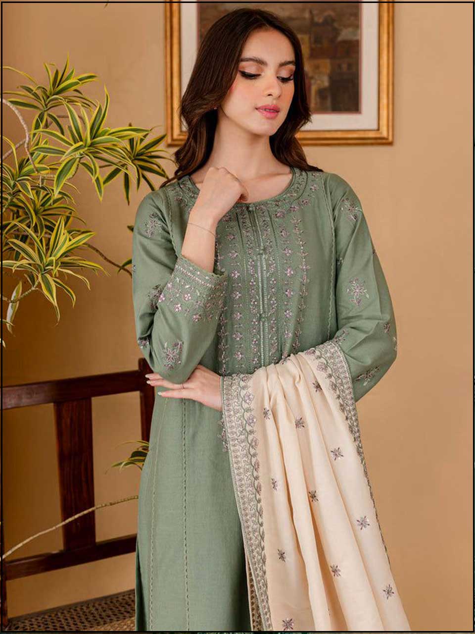 Jazmin - 3PC EMBROIDERED LUXURY LAWN SUIT