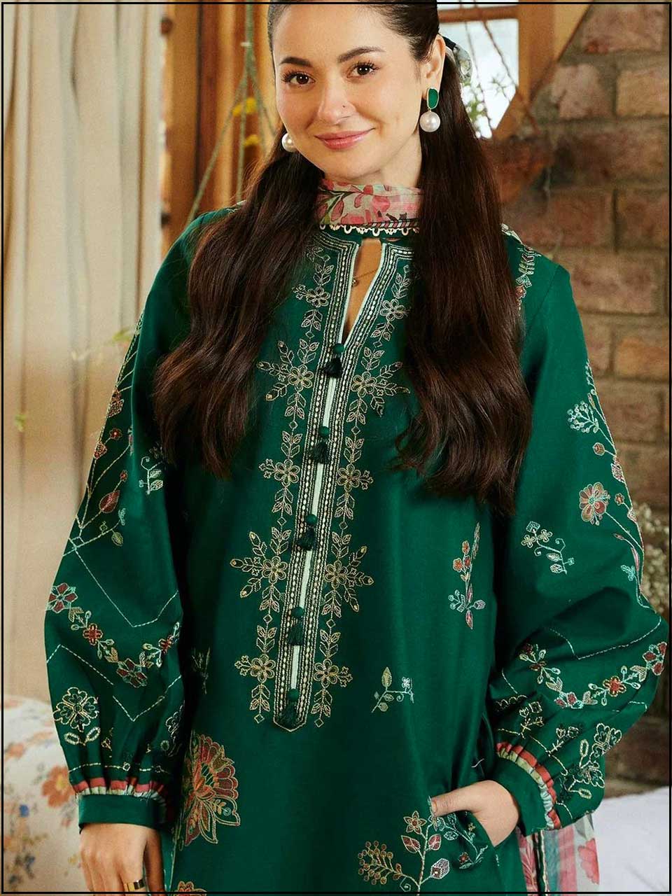 Jazmin - 3PC EMBROIDERED LUXURY LAWN SUIT