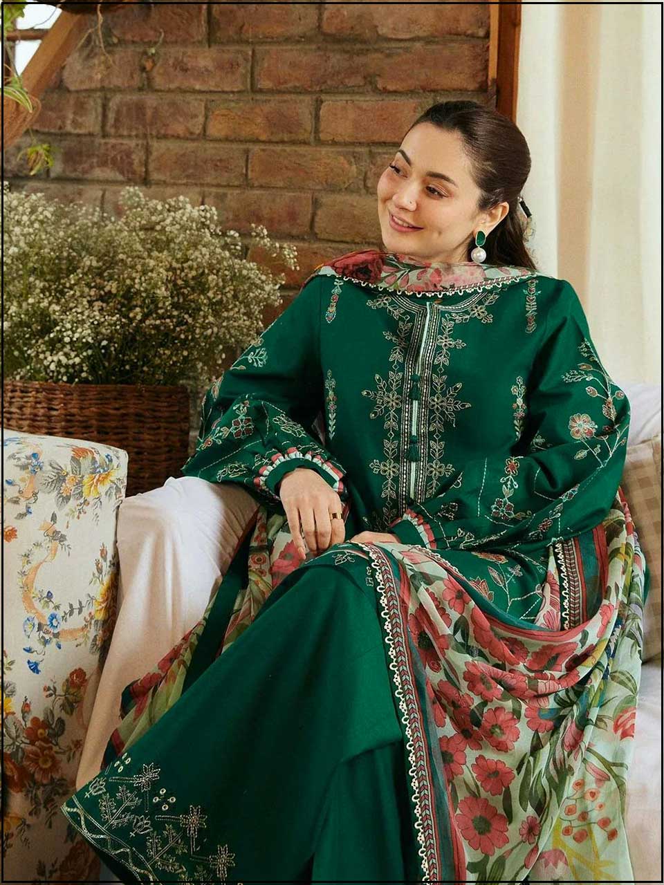 Jazmin - 3PC EMBROIDERED LUXURY LAWN SUIT