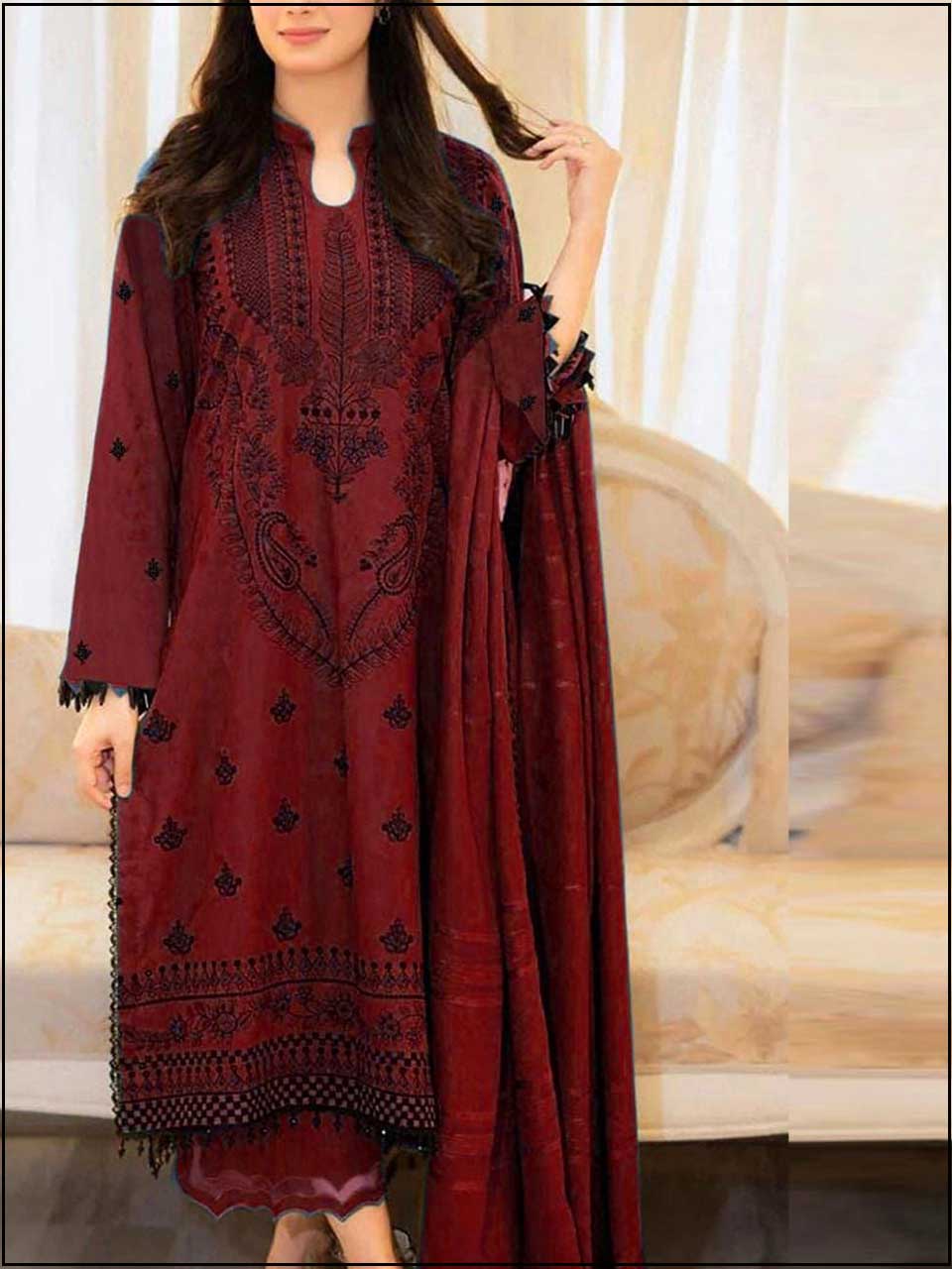 Libas - 3PC EMBROIDERED LUXURY LAWN SUIT