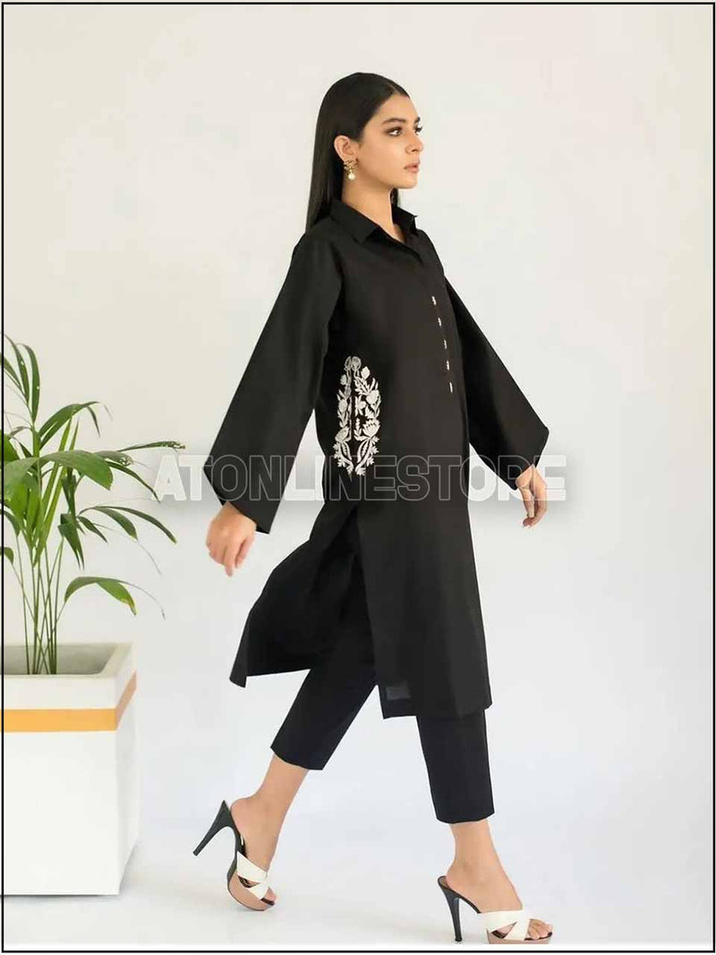 ATM24025 2-Piece Cotton Embroidered Readymade Suit