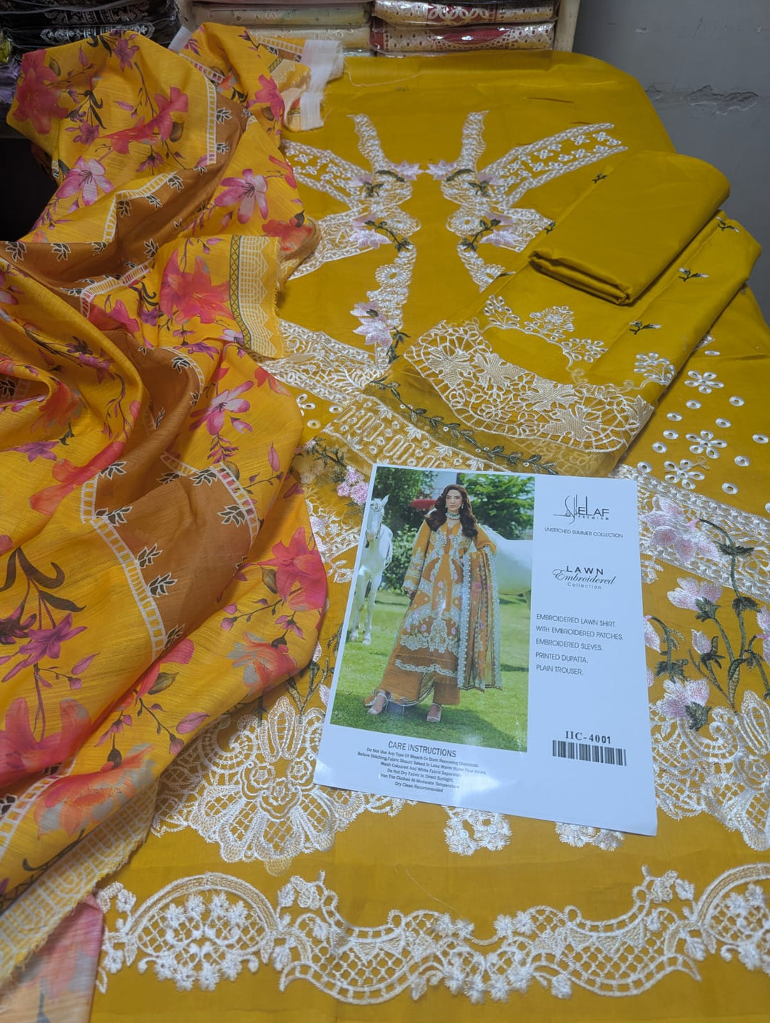 ATM26159 | Pakistani Designer Elaf Inspired Ready To Wear Luxury Lawn 3 Piece Suit