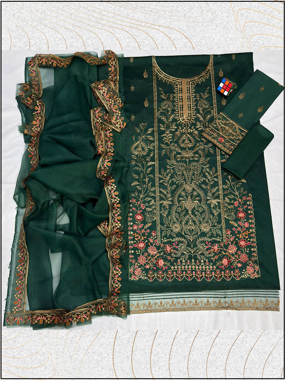 ATM26108 | Maria B Designer Luxury Lawn Suit