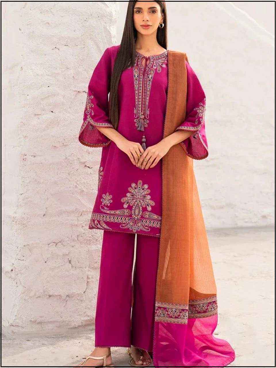 Jazmin - 3PC EMBROIDERED LUXURY LAWN SUIT
