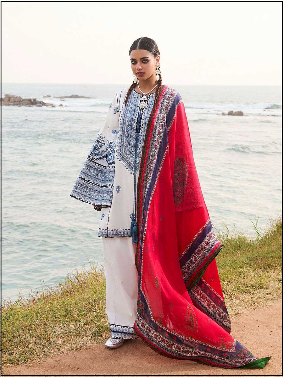 Jazmin - 3PC EMBROIDERED LUXURY LAWN SUIT