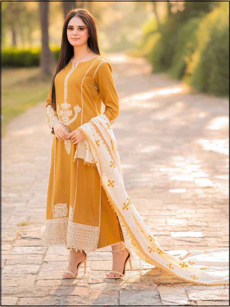 Aisling - 3PC EMBROIDERED LUXURY LAWN SUIT