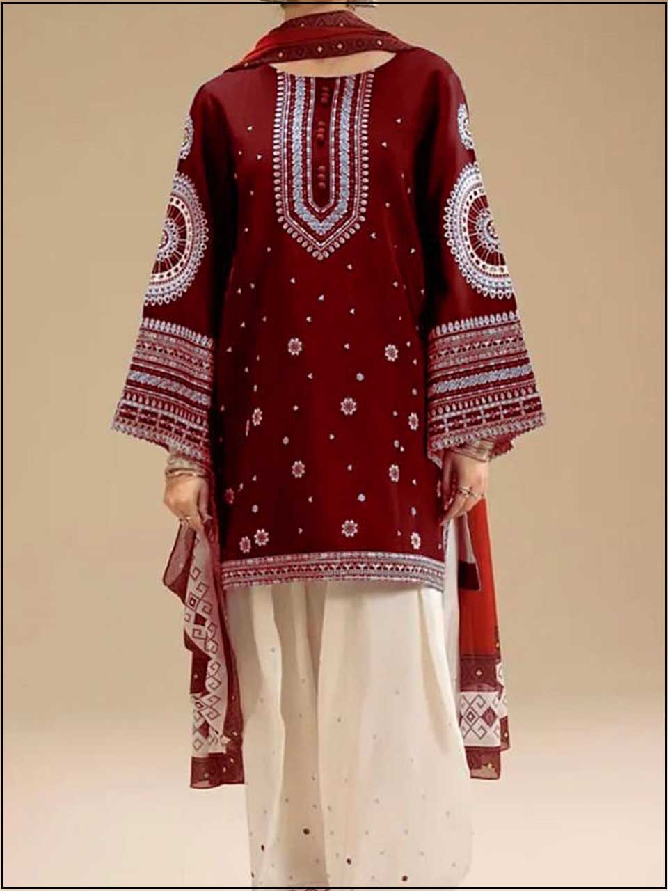 Jazmin - 3PC EMBROIDERED LUXURY LAWN SUIT