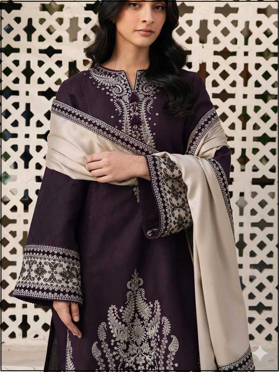 Jazmin - 3PC EMBROIDERED LUXURY LAWN SUIT