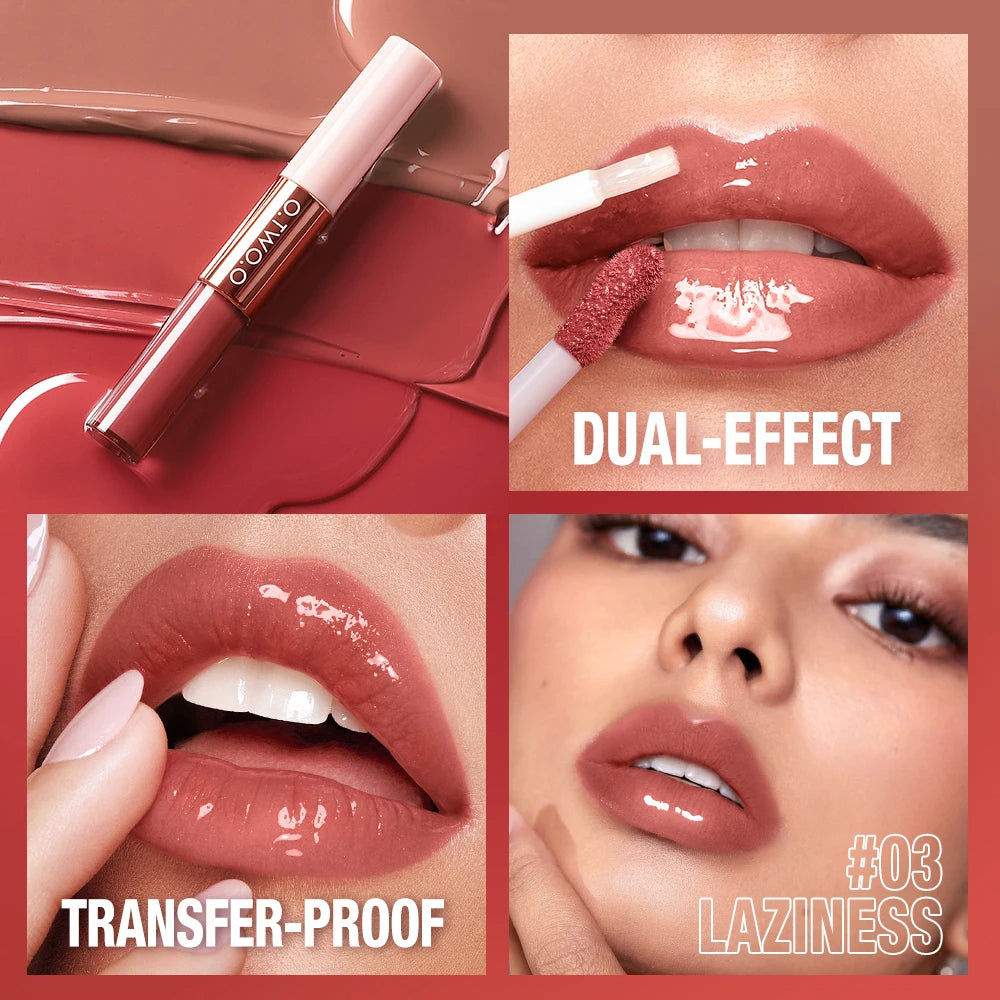 O.TWO.O 2in1 Matte Lipstick Lip oil