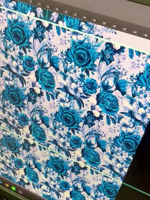 Print design prepared in-house at Ameen Textile Mills