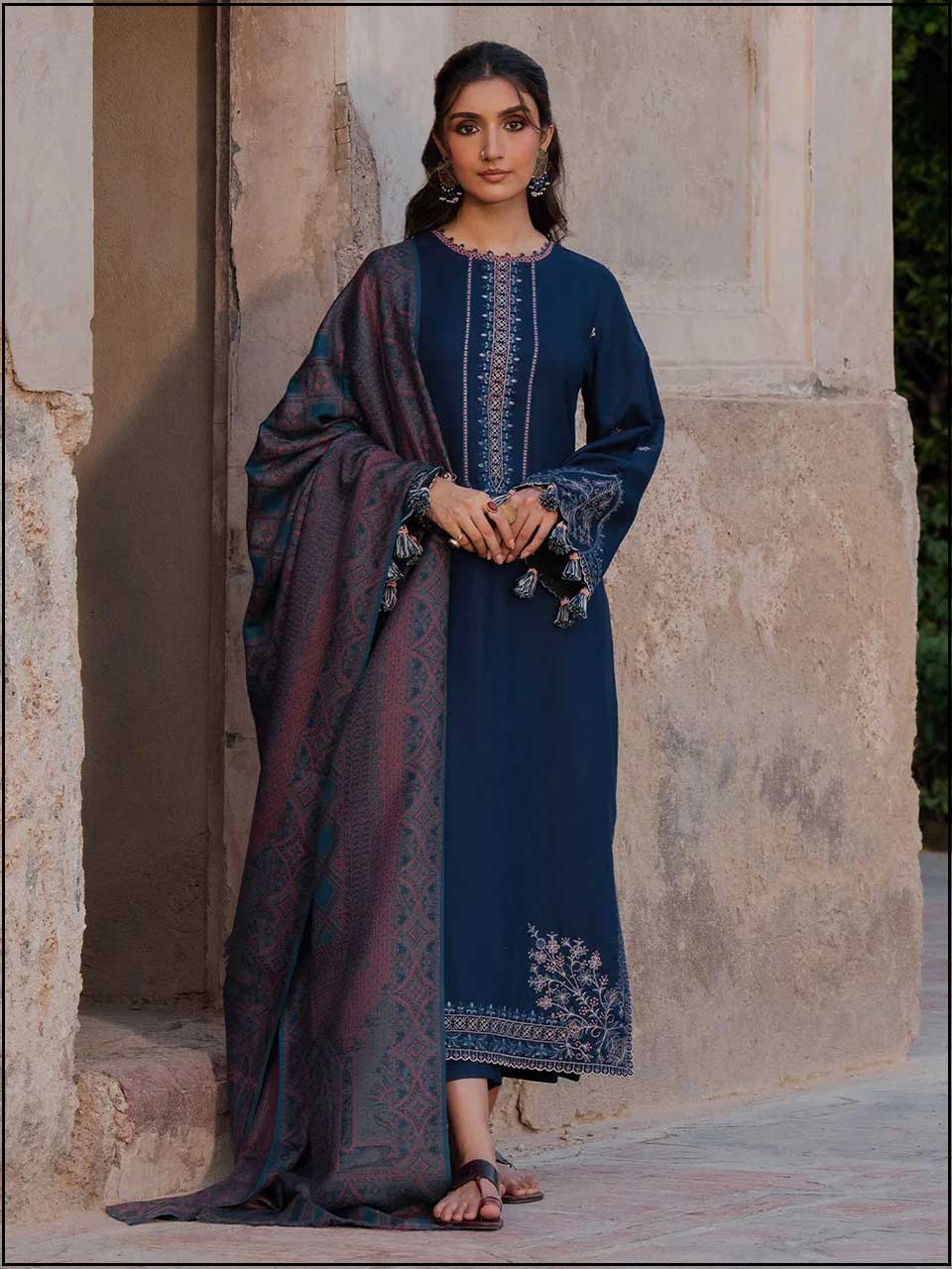 Izel - 3PC EMBROIDERED LUXURY LAWN SUIT