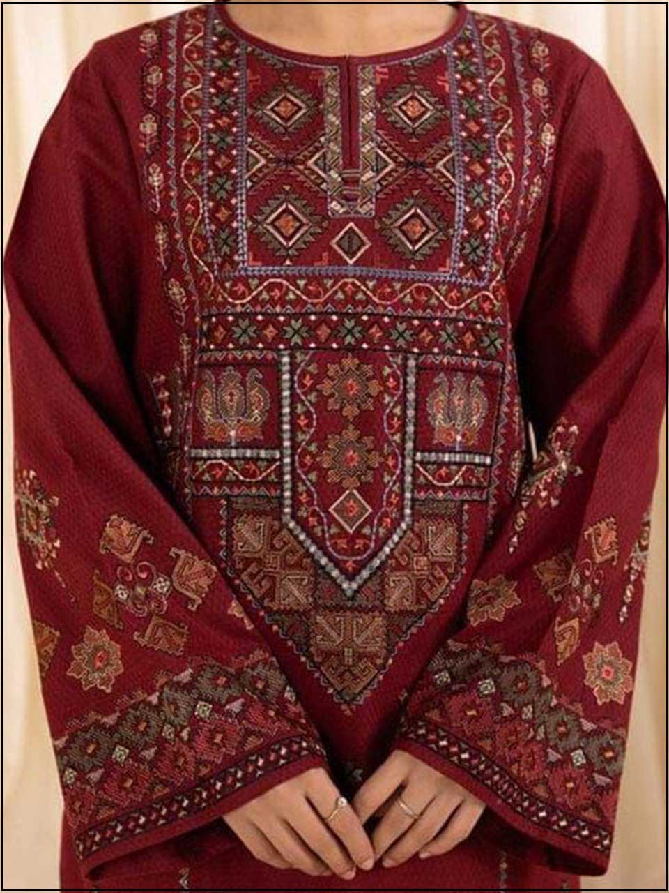 Kayseria - 3PC EMBROIDERED LUXURY LAWN SUIT