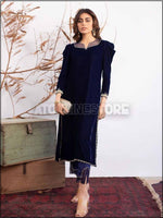 ATM24015 2-Peice Velvet Hand Mad Embroidered Readymade Suit