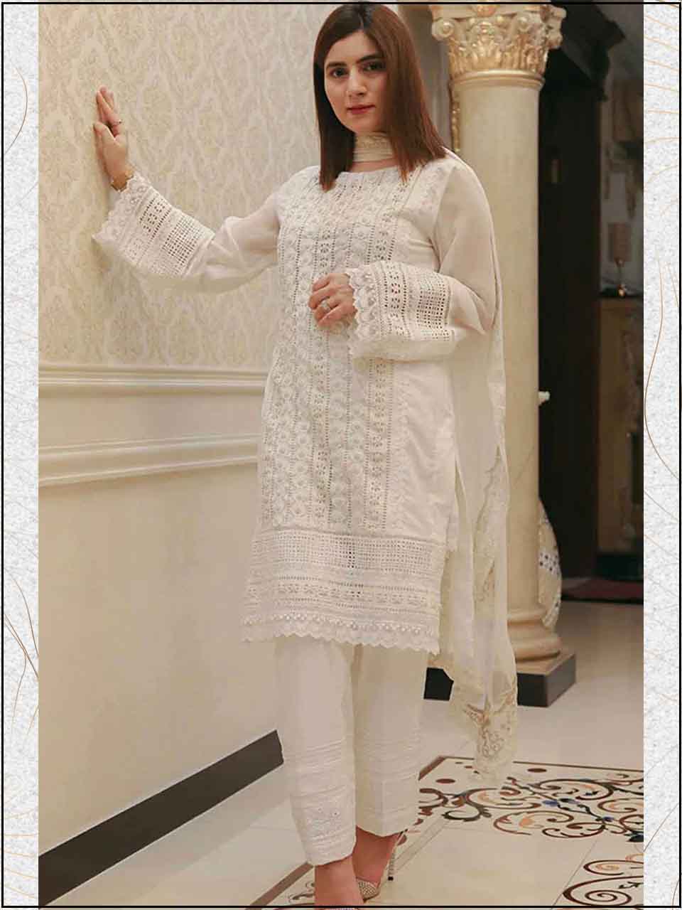 ZARA SHAH JAHAN -3PC EMBROIDERED LUXURY LAWN SUIT CB