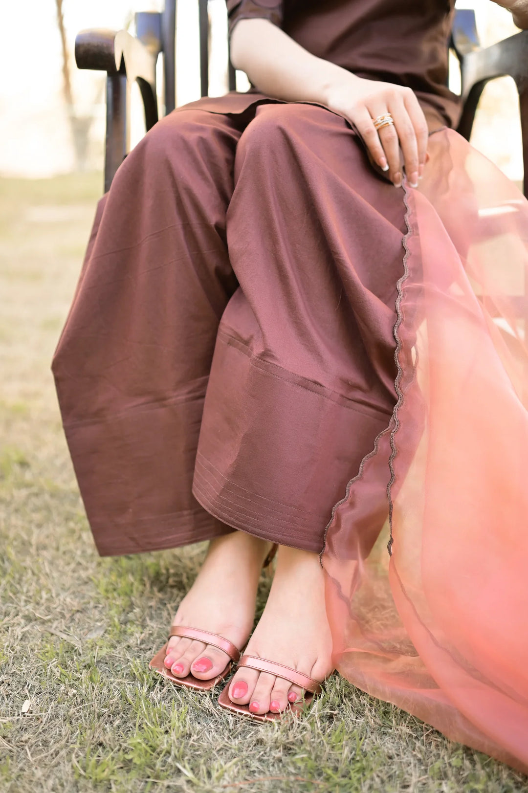 ATM26270 | Pakistani Designer's Saniya Farshi Shalwar Suit