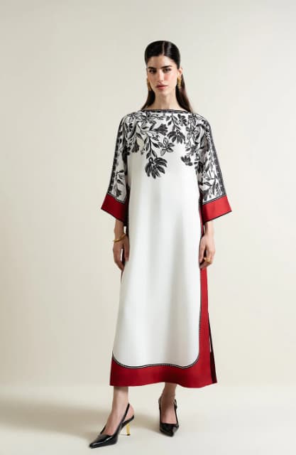 AT|80-1003|Wholesale Offer| Digital Printed Poly Lawn 2 Piece Suit Co-Ord Set