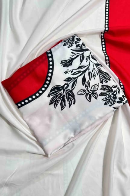 AT|80-1003|Wholesale Offer| Digital Printed Poly Lawn 2 Piece Suit Co-Ord Set