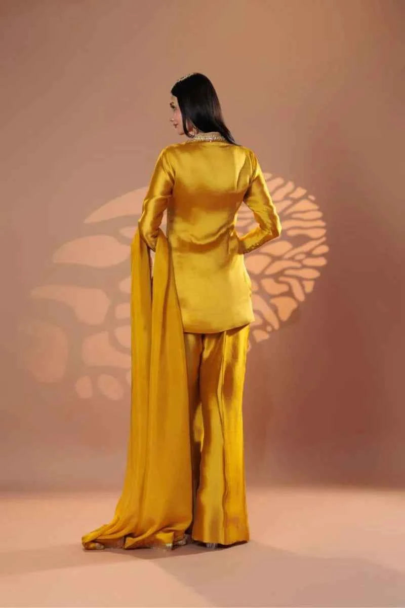 ATM25041 | Imperial Mustard 3-Piece Readymade Suit