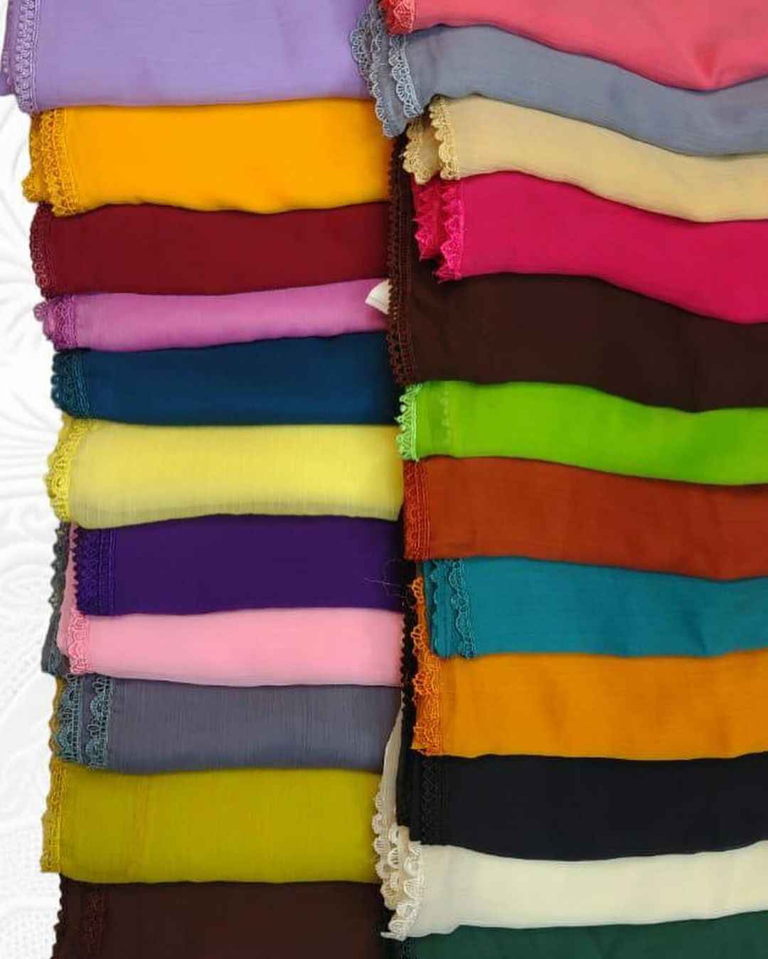 ATM26096 | Premium Chiffon Lace Dupattas