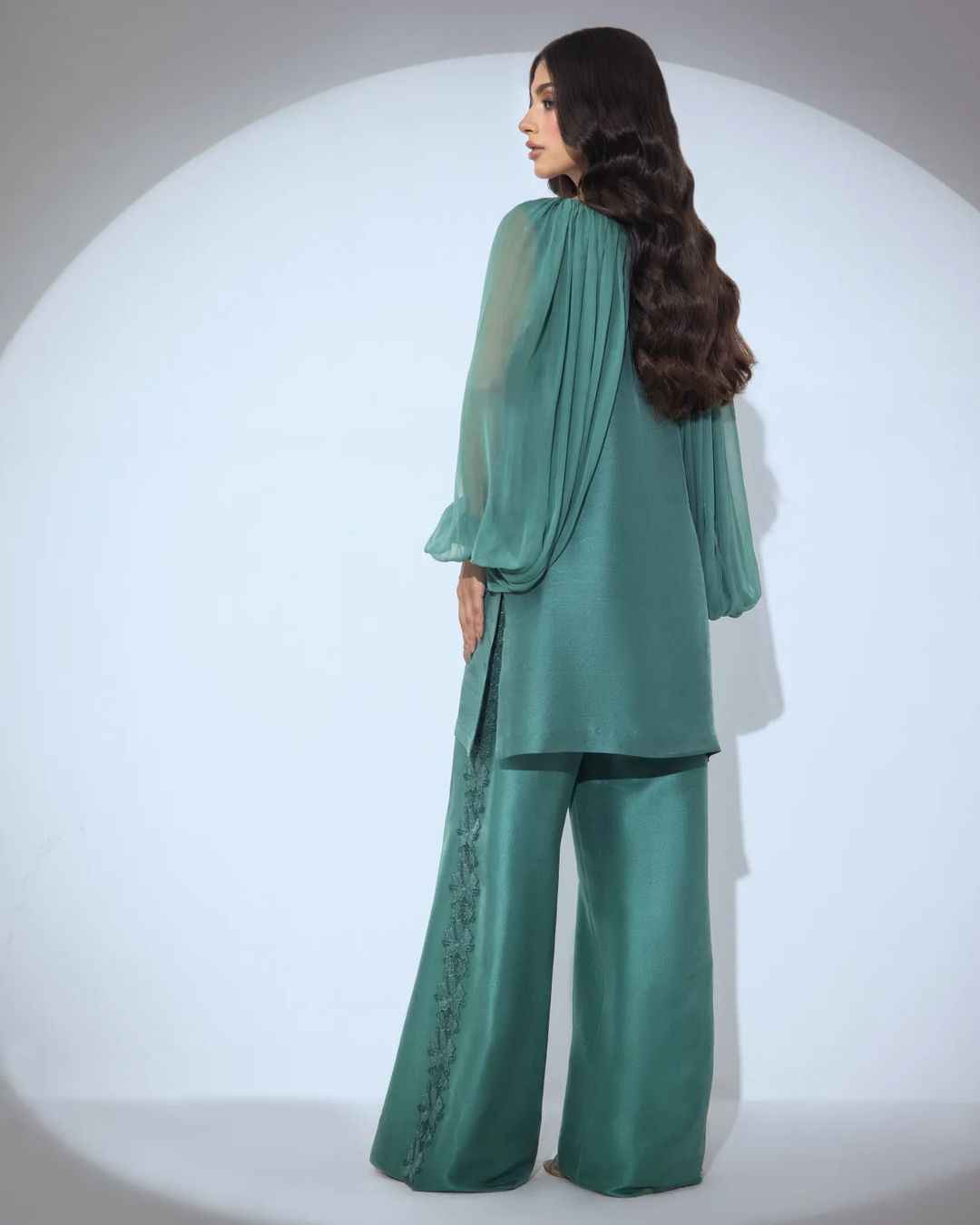 ATM26102 | Designer's Eucalyptus Green Silk