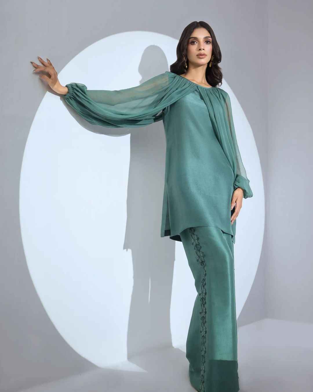 ATM26102 | Designer's Eucalyptus Green Silk