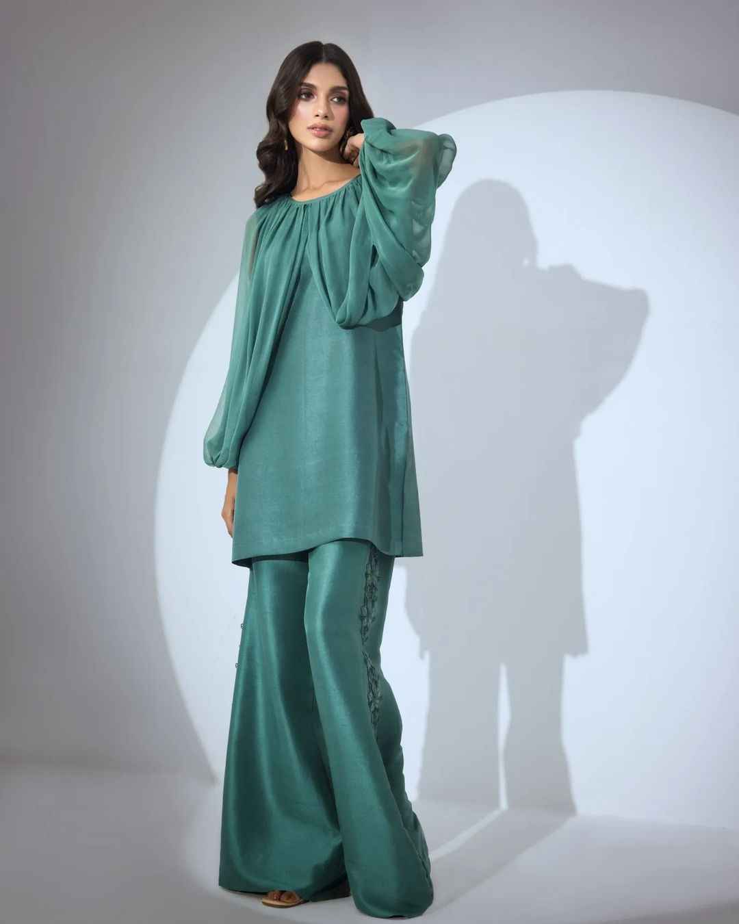 ATM26102 | Designer's Eucalyptus Green Silk