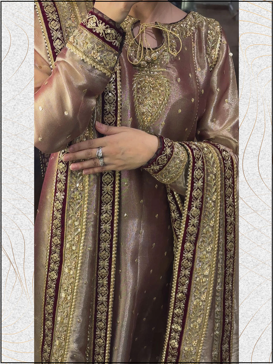 ATM26112 | Pakistani Designer Hyderabadi classic