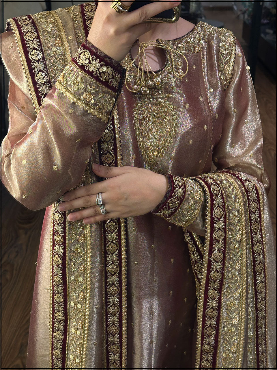 ATM26112 | Pakistani Designer Hyderabadi classic
