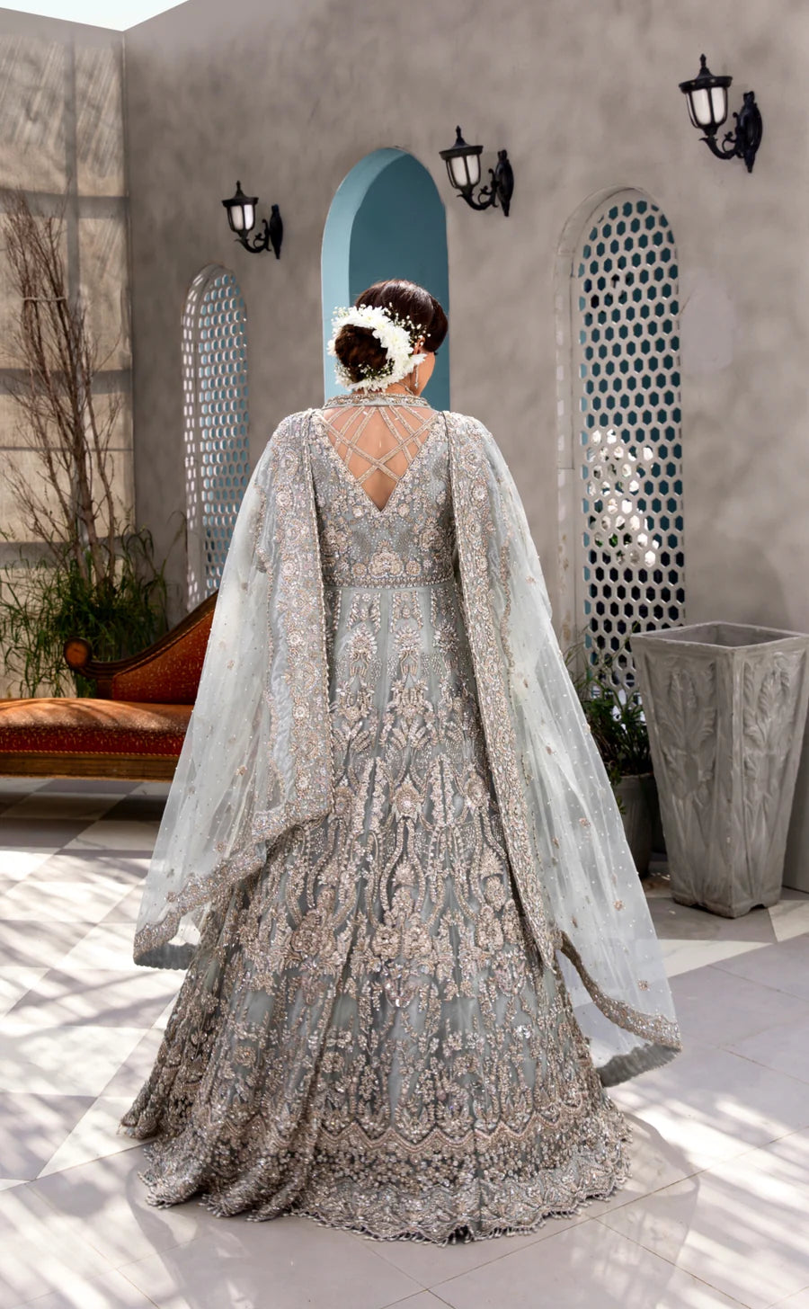 ATM26114 | Pakistani Designer Bridal Lehenga Gown
