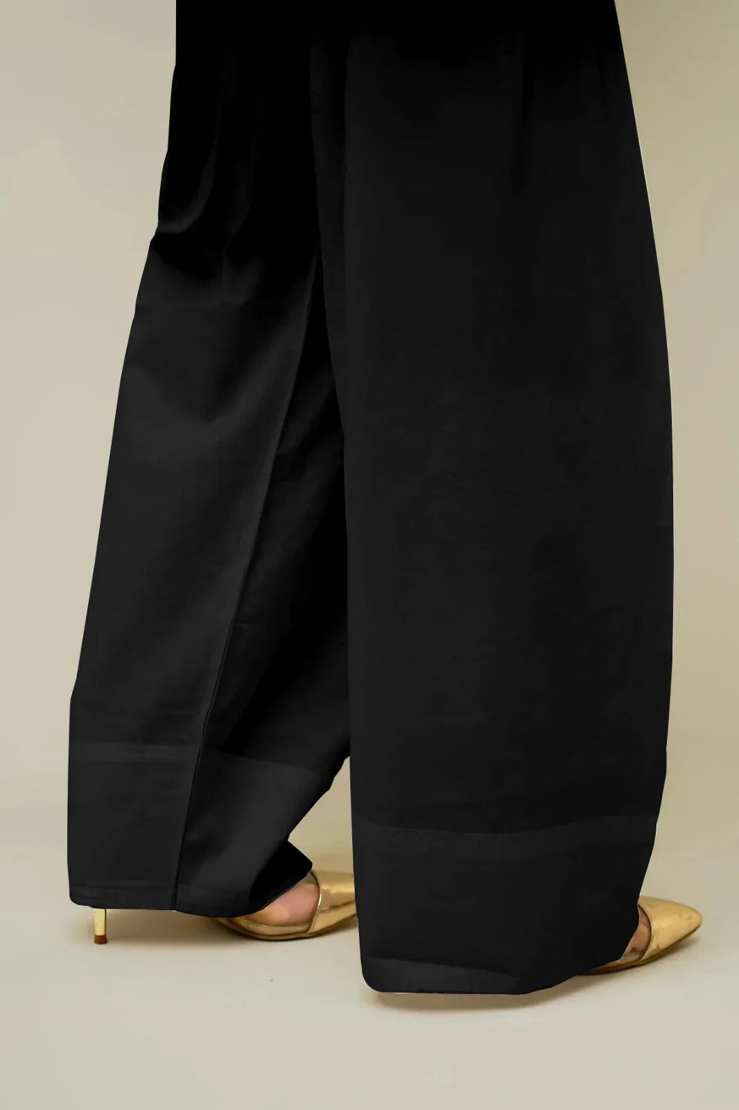 ATM26119 | Basic Black Ready To Wear Farshi Shalwar