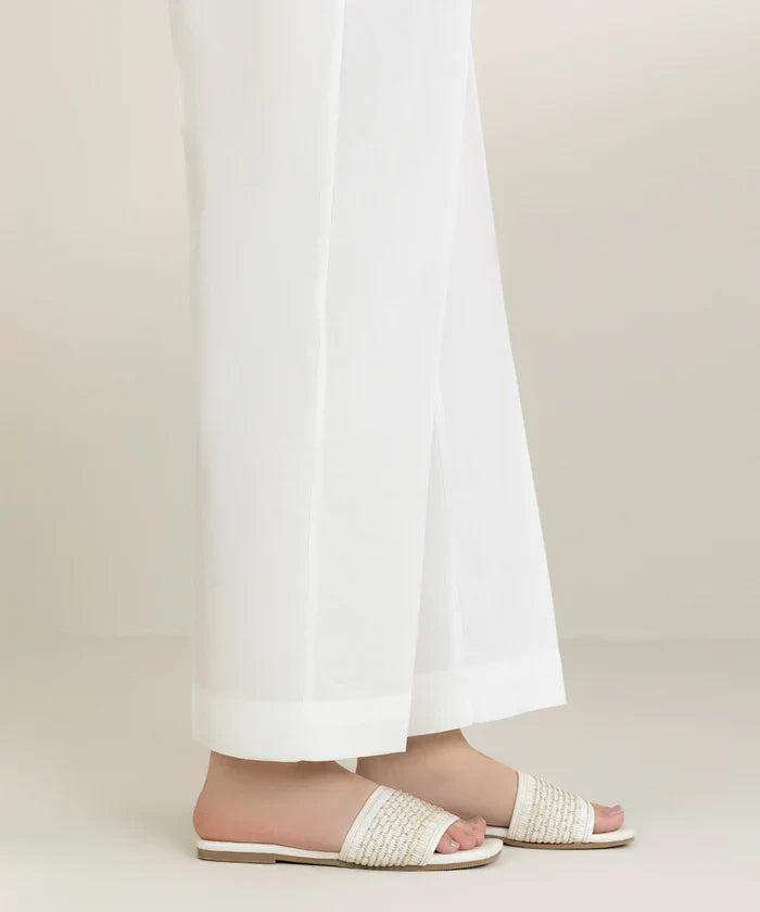 ATM26120 | Basic White Ready To Wear Trouser