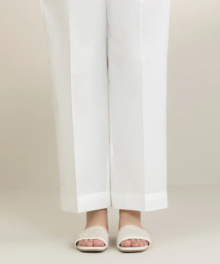 ATM26120 | Basic White Ready To Wear Trouser