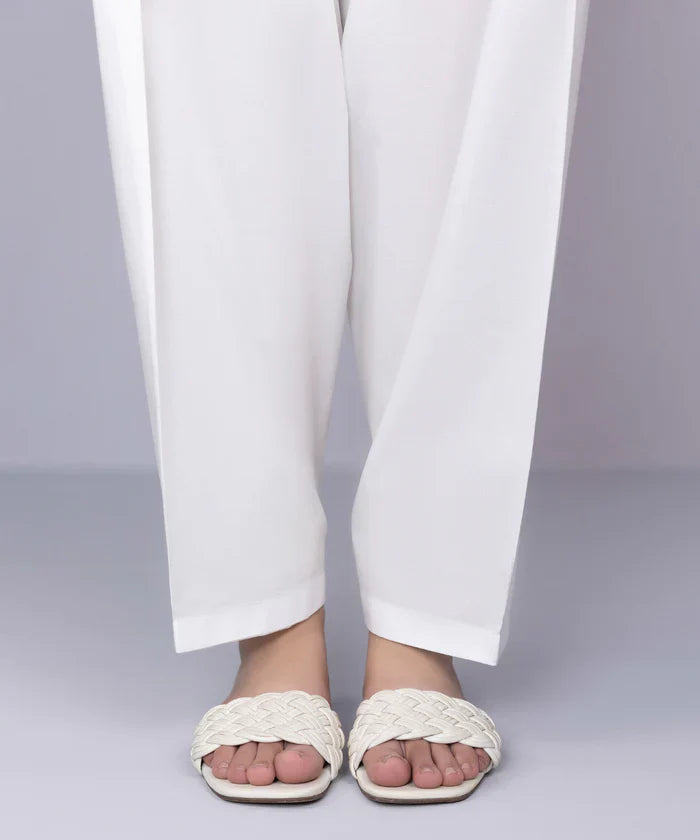 ATM26122 | Basic White Ready To Wear Shalwar