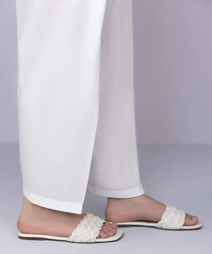 ATM26122 | Basic White Ready To Wear Shalwar