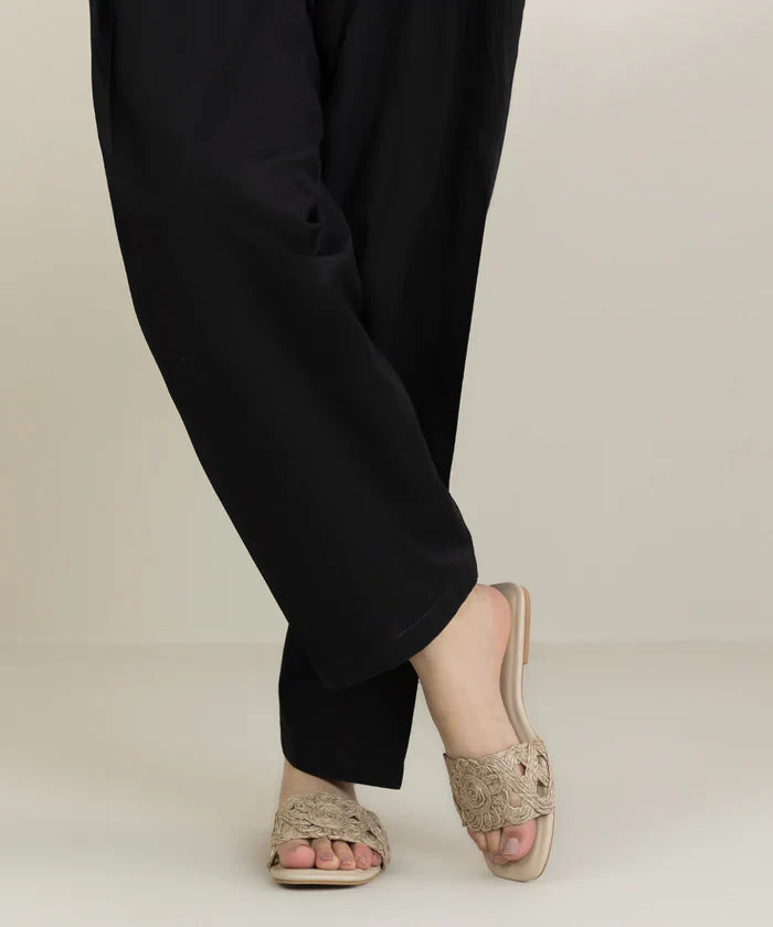 ATM26123 | Basic Black Ready To Wear Shalwar