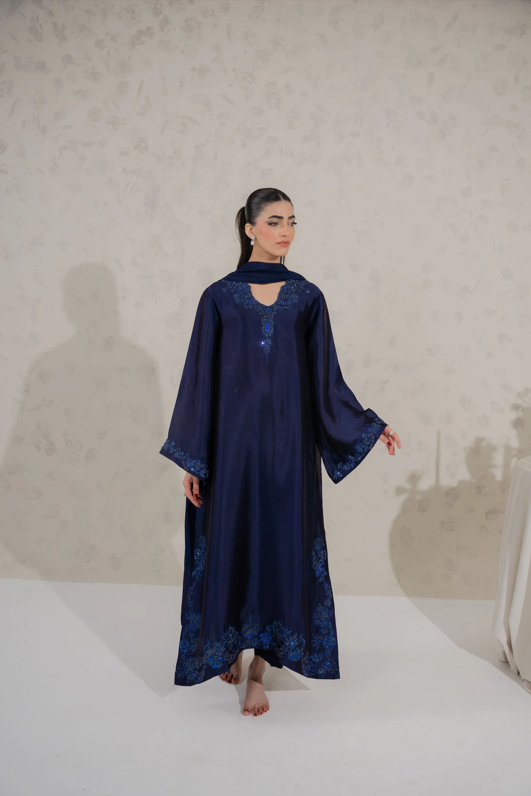 ATM26137 | Pakistani Designer 3 Piece Readymade Partywear Suit