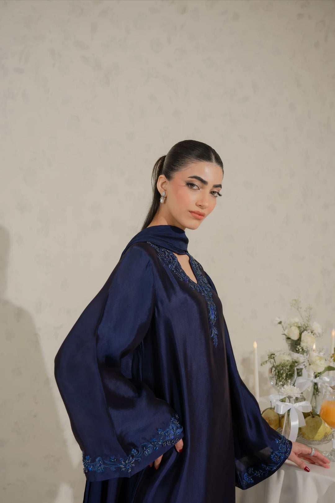 ATM26137 | Pakistani Designer 3 Piece Readymade Partywear Suit