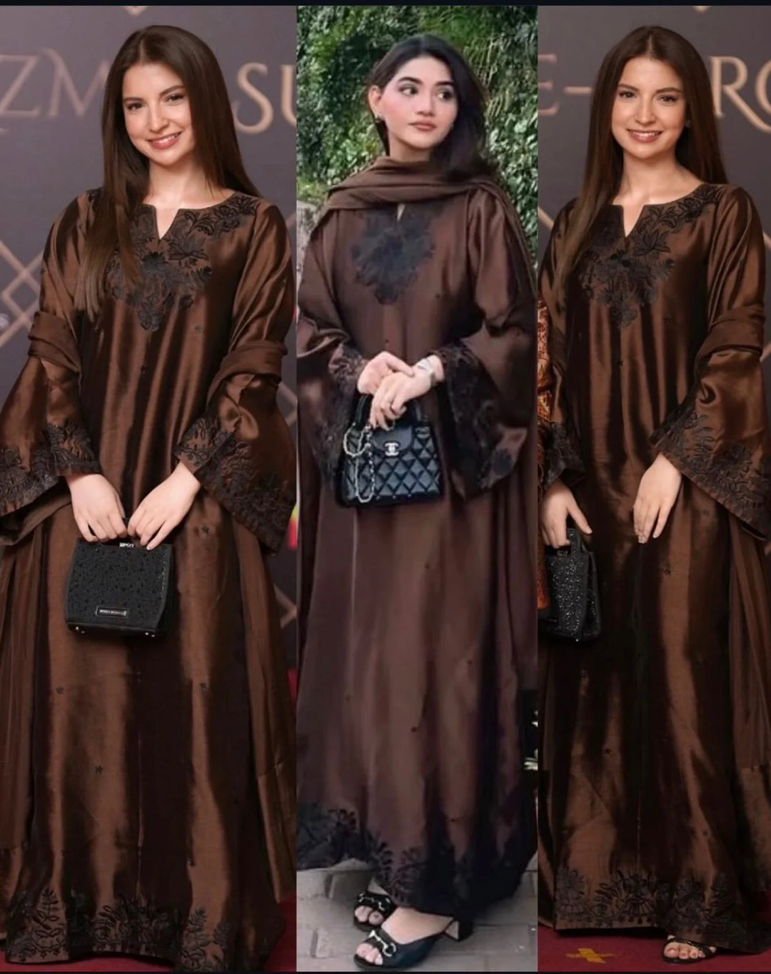 ATM26138 | Pakistani Designer 3 Piece Readymade Partywear Suit