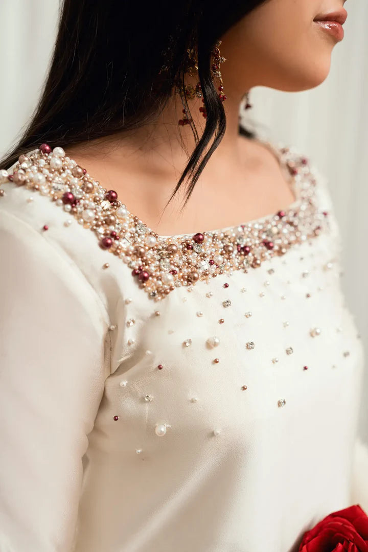 ATM26141 | Pakistani Designer 3 Piece Readymade Partywear Suit