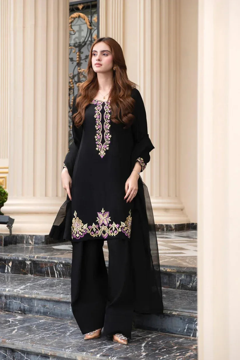 ATM26143 | Pakistani Designer 3 Piece Readymade Partywear Suit