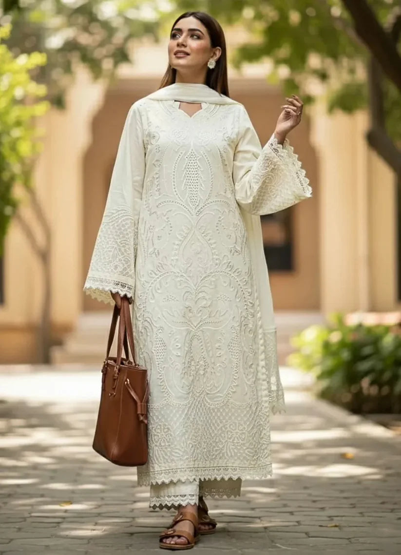 ATM26156 | Pakistani Designer Shanzay Inspired Ready To Wear Luxury Lawn 3 Piece Suit