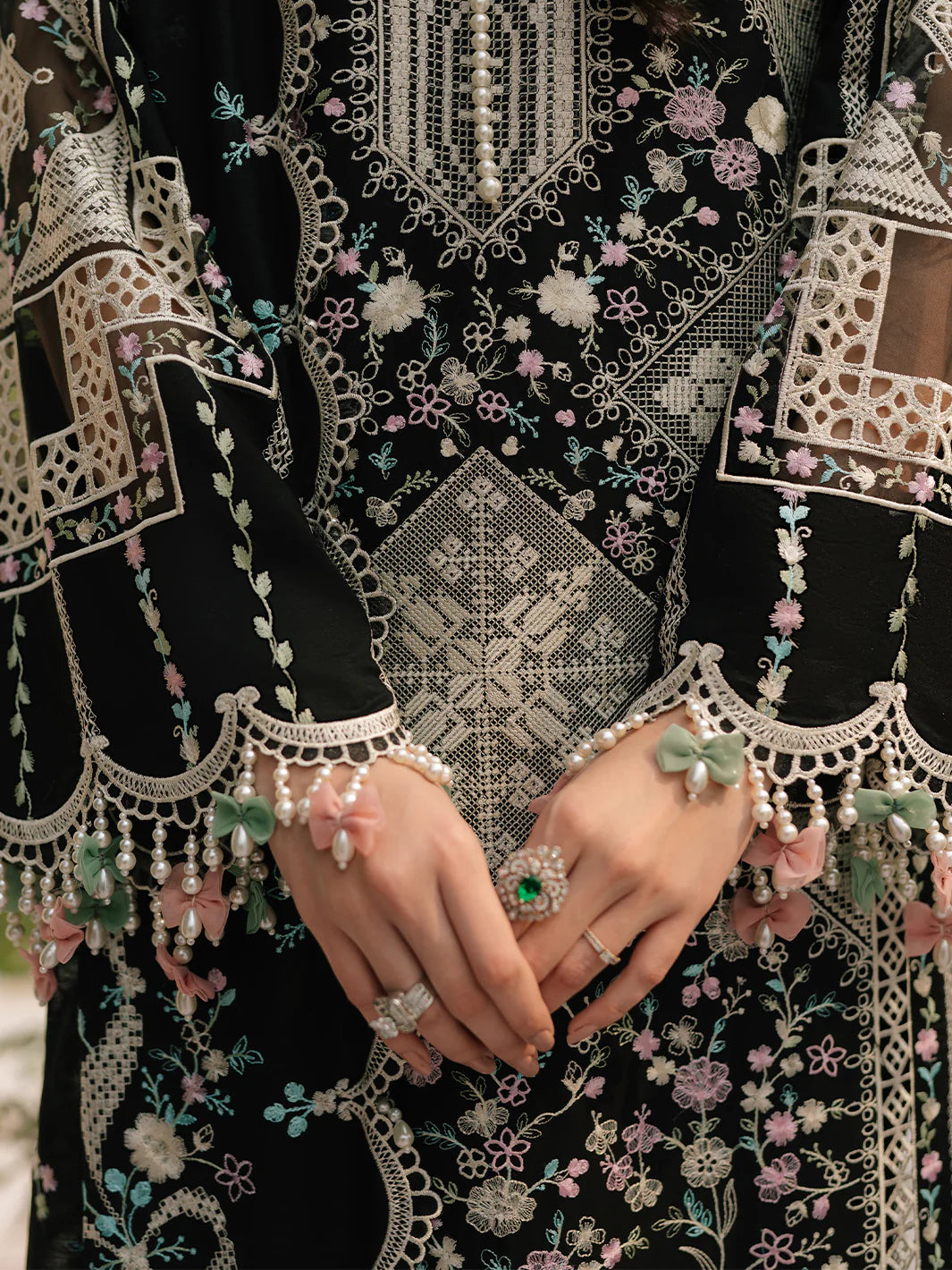 ATM26164 | Pakistani Designer Bin Ilyas Inspired Ready To Wear Luxury Lawn 3 Piece Suit