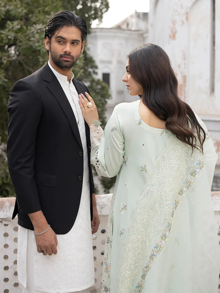 ATM26168 | Pakistani Designer Mahnur Inspired Ready To Wear Luxury Lawn 3 Piece Suit
