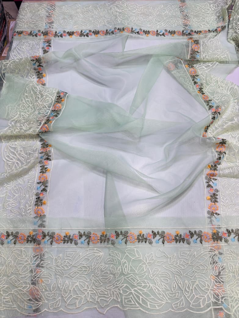 ATM26168 | Pakistani Designer Mahnur Inspired Ready To Wear Luxury Lawn 3 Piece Suit