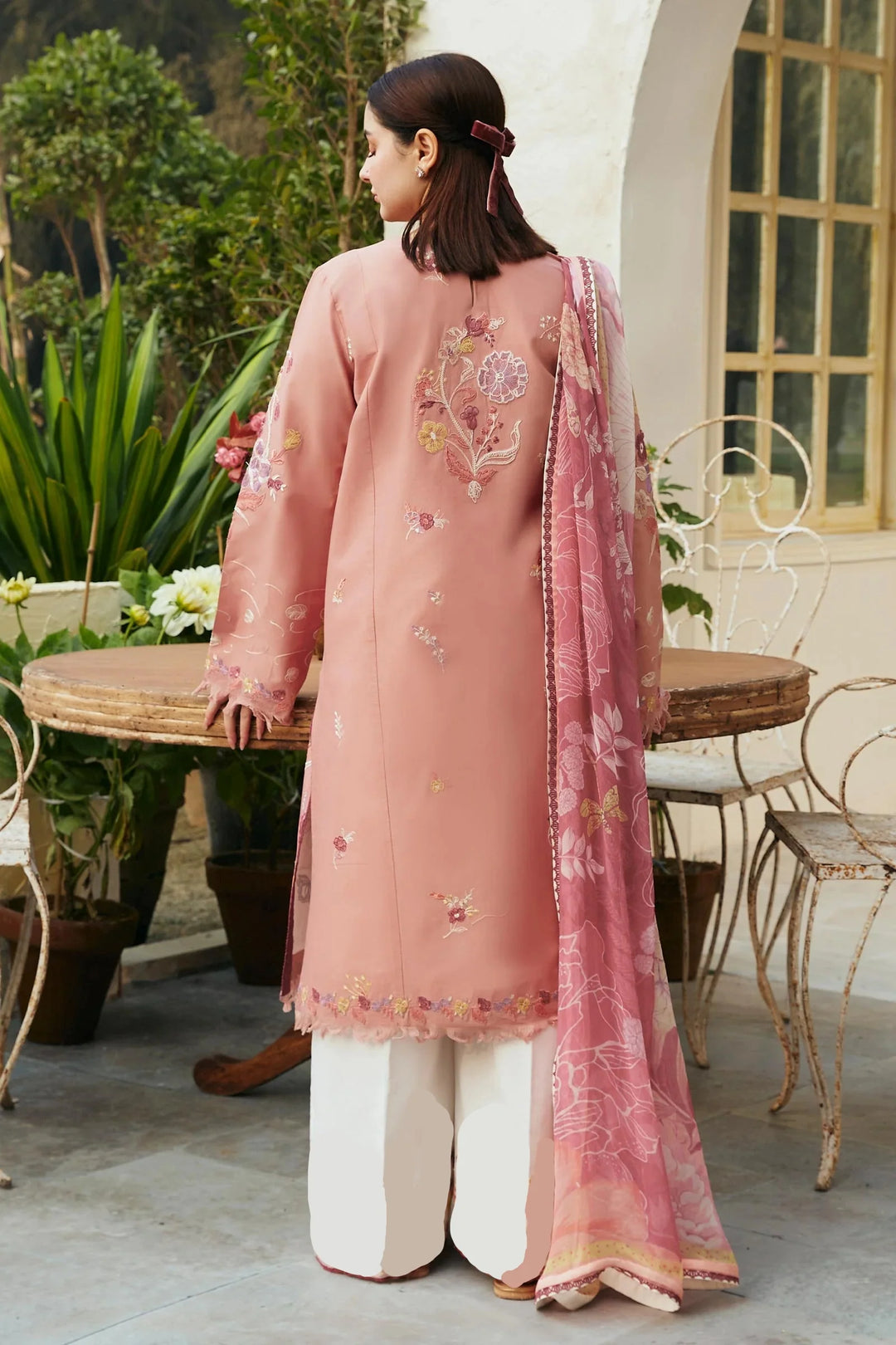 ATM26171 | Pakistani Designer  Inspired Ready To Wear Luxury Lawn 3 Piece Suit